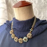 【再入荷！】ロングマガ玉フラワーのネックレス by 山本紀美代
