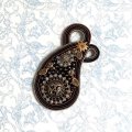 【再入荷！】Paisley ブローチ/ネックレス・ブラック（2wayスタイル） by 腰本優子