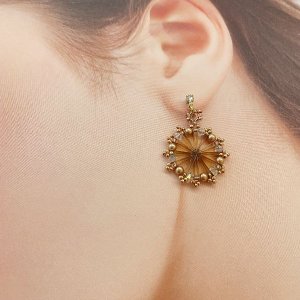 画像4: スノウリングピアス(シルバー/ゴールド) by 柴垣千栄
