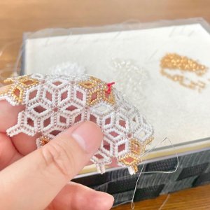 画像5: 【再入荷！】模様入りレースボール by フロリッサ 西冨士絵