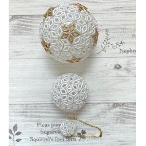 画像3: 【再入荷！】模様入りレースボール by フロリッサ 西冨士絵