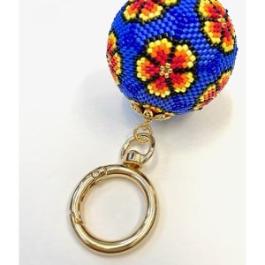 画像2: 【Bead Art 特別号「はじめて作るビーズボール」掲載！】南国の花 by フロリッサ 西冨士絵