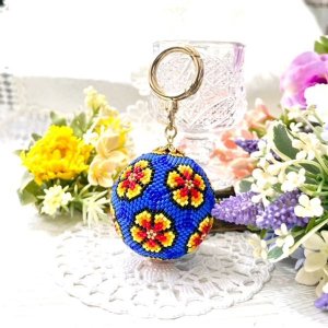 画像5: 【Bead Art 特別号「はじめて作るビーズボール」掲載!】南国の花 by フロリッサ 西冨士絵