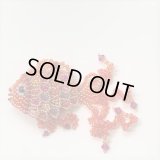 【再入荷！】【Bead Art37号掲載！】オレンジフィッシュ by 加藤保子
