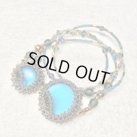 【Bead Art38号掲載！】ルナの2wayブレスレット by 山本紀美代