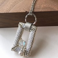 【再入荷！】スクエアジュエリーペンダント by 柴垣千栄