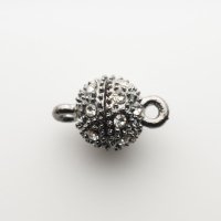 マグネット金具 クリスタル  ヘマタイト 9mm