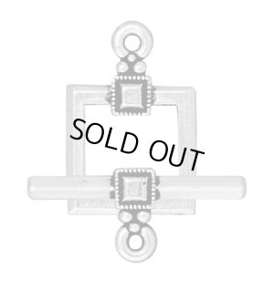 画像1: 【現品限り】TierraCast社製マンテル　デコスクエア（ゴールド・シルバー）