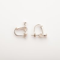 SILVER イヤリング ネジバネ 直結（芯立・皿付）New