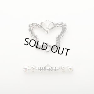 画像1: クラスプ　蝶々　29×21ｍｍ