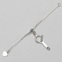 SILVER ベネチアチェーン スライドアジャスターセット 5.5mm