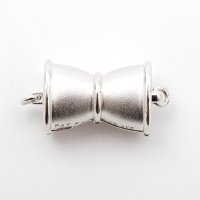 SILVER クラスプ リボン（マグネット）ツヤ消し/ツヤ有り【現品限り】