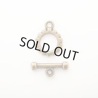 クラスプ アンティーク風真鍮メッキ 丸型12ｍｍ 1セット