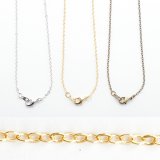 ネックチェーン（平アズキ）44/69cm 【高品質パーツ】