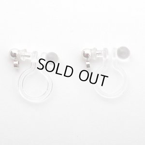 画像3: 樹脂製ノンホールピアス同色2ペア（カン付3mmボール）【高品質パーツ】