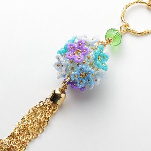 画像2: お花のくす玉 紫陽花 by フロリッサ 西冨士絵