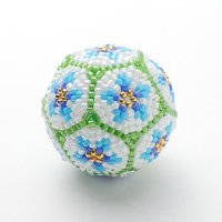 【再入荷！】てまりビーズ わすれな草 by フロリッサ 西冨士絵