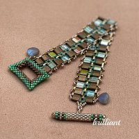 【再入荷！】スクエアブレスレット by Beads工房 brilliant 大槻友美