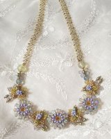 ペリウィンクル・フラワーのネックレス by 山本紀美代