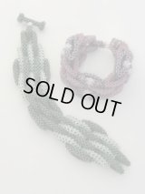 【50%OFF】Right angle weave Linked Bracelet（グリーン）