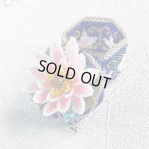 画像2: ペヨーテステッチで編むBOX〜スイレン〜 by ビーズパフェ 岡本恵子