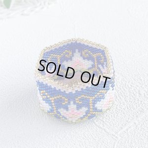 画像3: ペヨーテステッチで編むBOX〜スイレン〜 by ビーズパフェ 岡本恵子