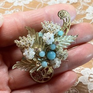 画像2: 【再入荷！】あざみブローチ by 山本紀美代