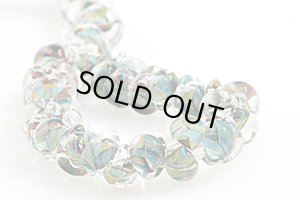 画像1: ティアドロップビーズ ミニ 【Green Exotic Aqua】