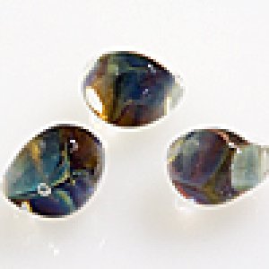 画像3: ティアドロップビーズ 【Green Exotic Aqua】