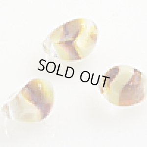 画像3: ティアドロップビーズ 【Caramel Popcorn】