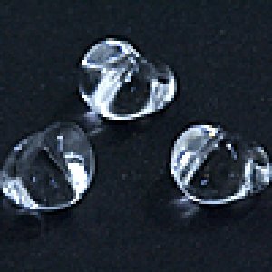 画像3: 【5粒】ティアドロップビーズ 【Clear】