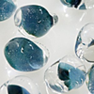 画像3: 【5粒】ティアドロップビーズ 【Dark Sky Blue】