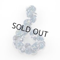 ティアドロップビーズ グリッター 【Royal Azure】