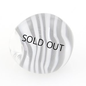 画像1: ティアドロップビーズ ジャンボ 【Zebra】