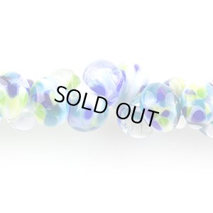 画像1: 【5粒】ティアドロップビーズ ミックス【Zurich】