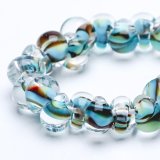 【5粒】ティアドロップビーズ エキゾチック【Sea Glass】