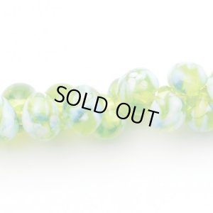 画像2: 【5粒】ティアドロップビーズ【Green Island】