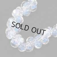 【5粒】ティアドロップビーズ ミニ【Ghost】