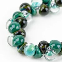 【5粒】ティアドロップビーズ 【Dragonshade】