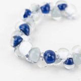 【5粒】ティアドロップビーズ 【Arctic Nightfall】