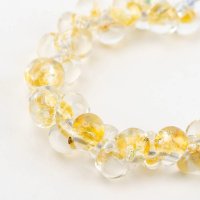 【5粒】ティアドロップビーズ 【Golden Nectar】