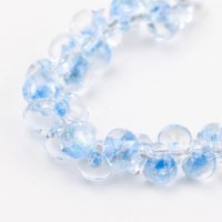 【5粒】ティアドロップビーズ 【Glacier Drop】