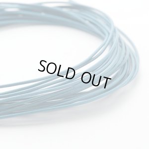 画像1: 【お取り寄せ商品】丸革ひも 50m /1.5mm/ライトブルー
