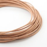 丸革ひも 5m /1.5mm/ナチュラル