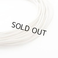 メーカー欠品中 丸革ひも 5m /1.5mm/ホワイト
