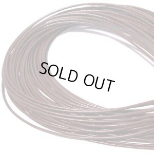 画像2: 【お取り寄せ商品】丸革ひも 50m /1.5mm/ブラウン