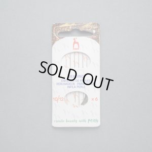 画像1: PONY ビーズ針 アソート10/12号（6本入）