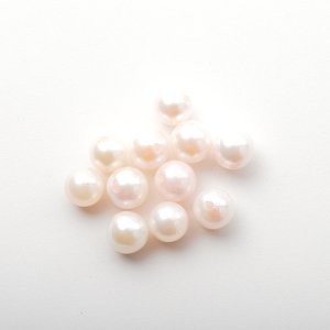 画像2: 【片穴】アコヤ真珠（ラウンド / ホワイト / 4.5mm UP）１個