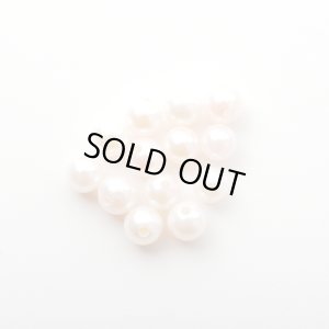 画像2: 【片穴】アコヤ真珠（ラウンド / ホワイト / 4mm UP）１個