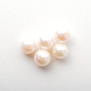 画像2: 【片穴】アコヤ真珠（ラウンド / ホワイト / 6mm UP）１個